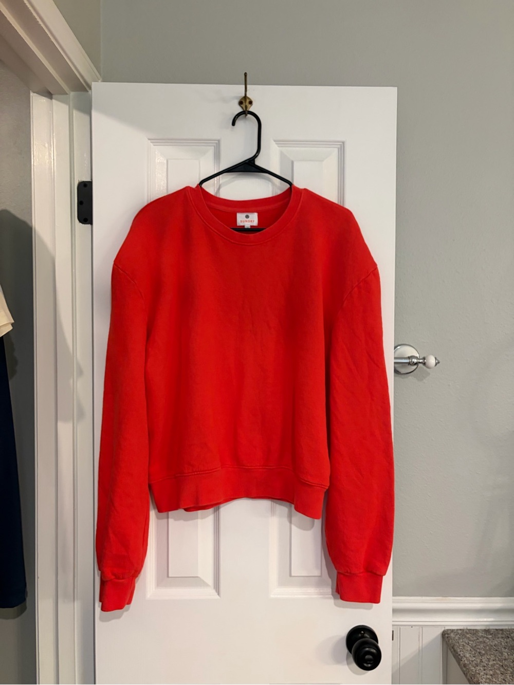Sundry Red Crewneck Sweatshirt Size 3 Made in USA